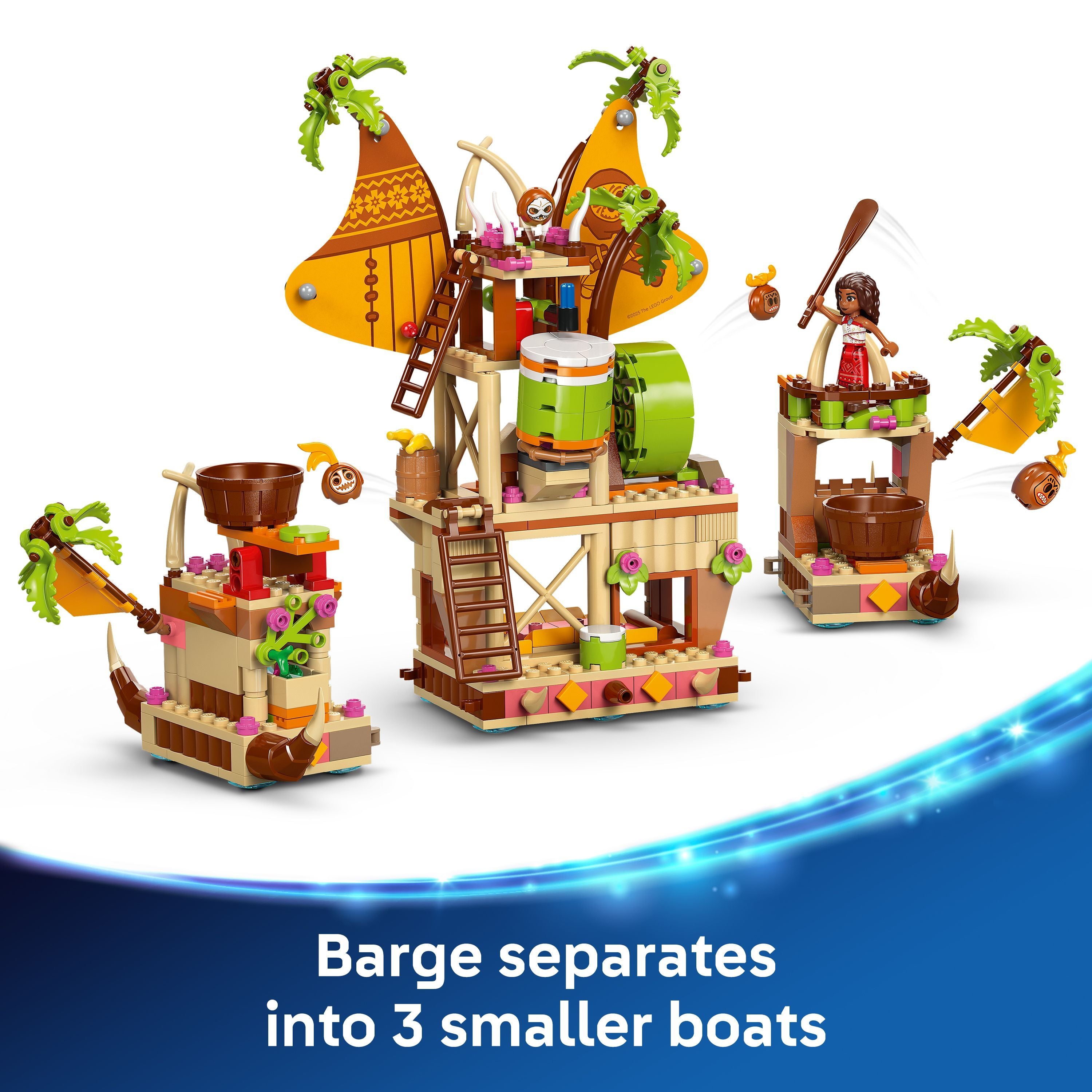 LEGO 43258 Disney Moana 2 Kakamora Barge