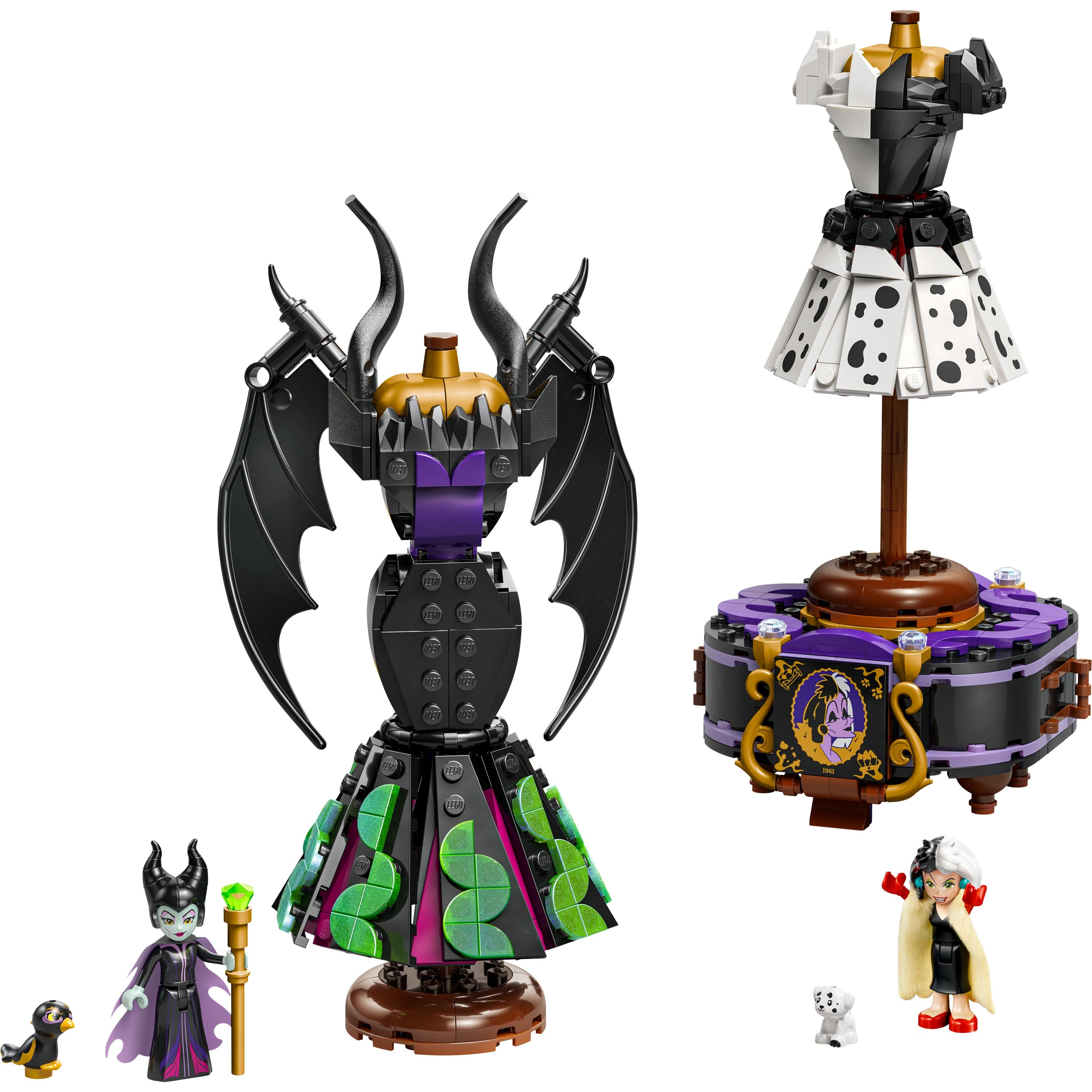 LEGO 43262 Disney Villains Maleficent’s and Cruella De Vil’s Dresses