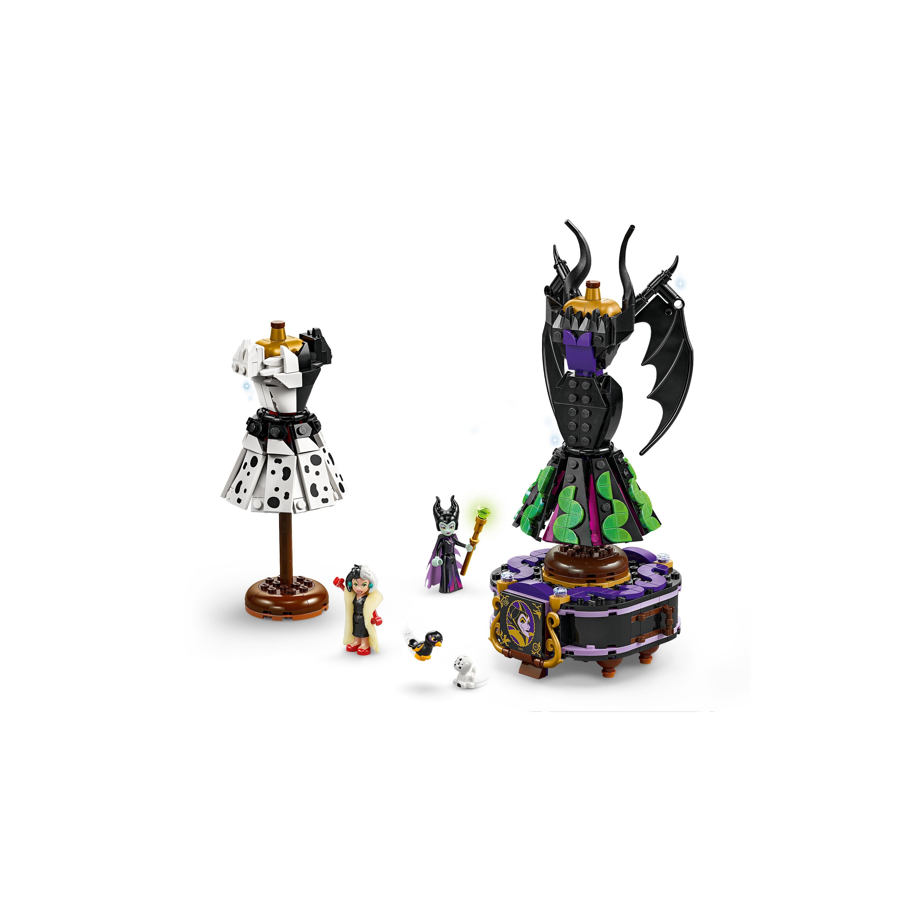 LEGO 43262 Disney Villains Maleficent’s and Cruella De Vil’s Dresses