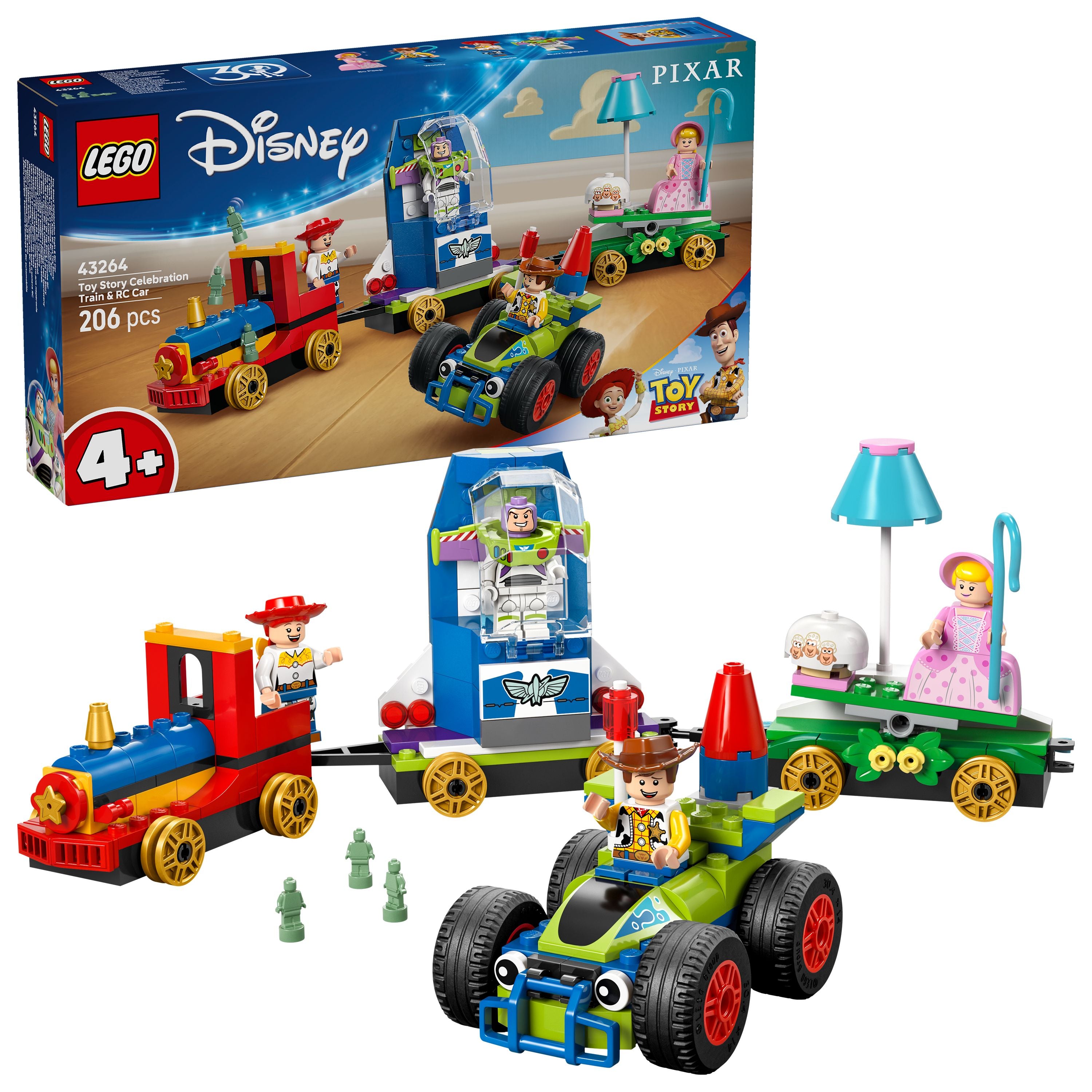 LEGO 43264 Disney and Pixar’s Toy Story Celebration Train & RC Car