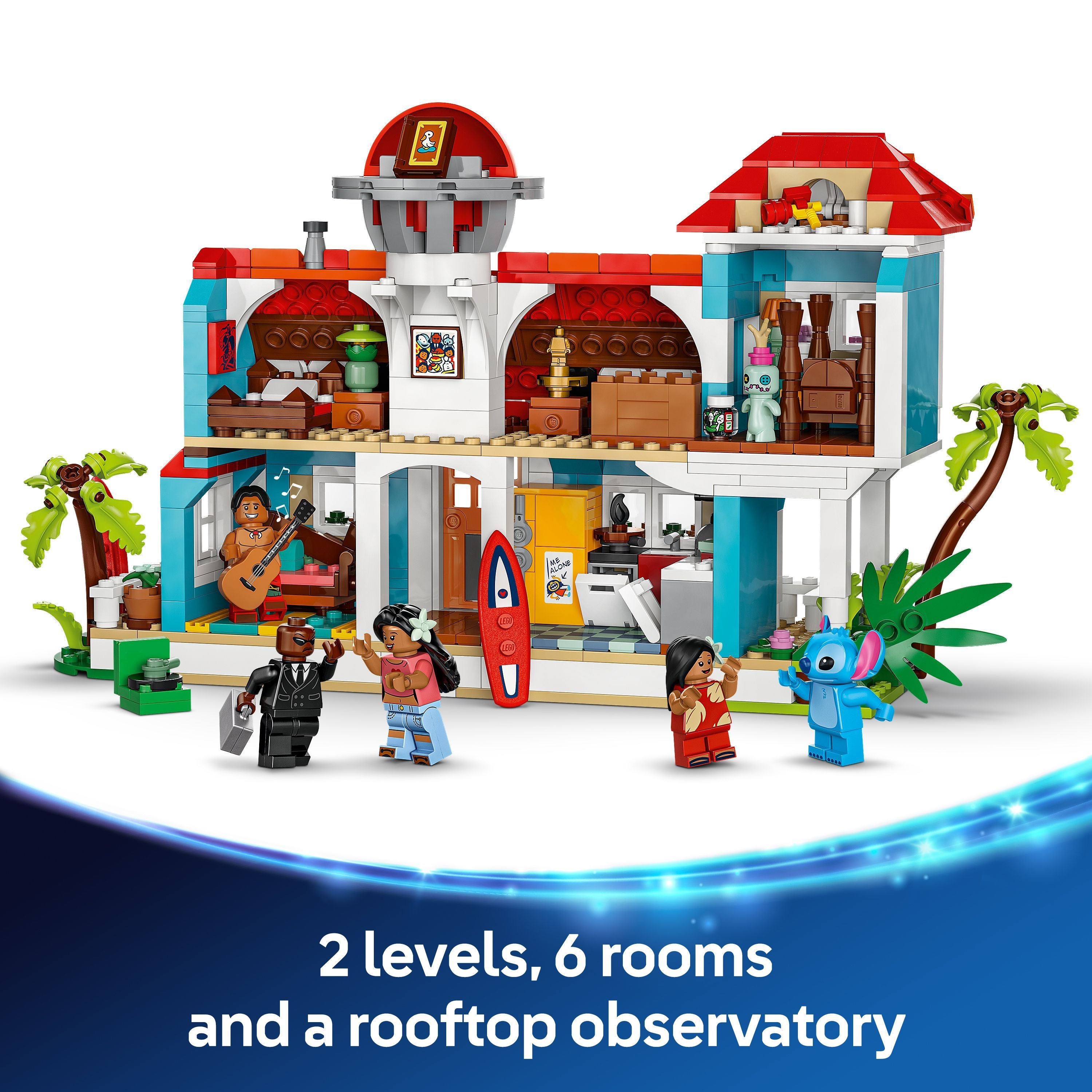 LEGO 43268 Disney Lilo and Stitch Beach House – Toyworld NZ