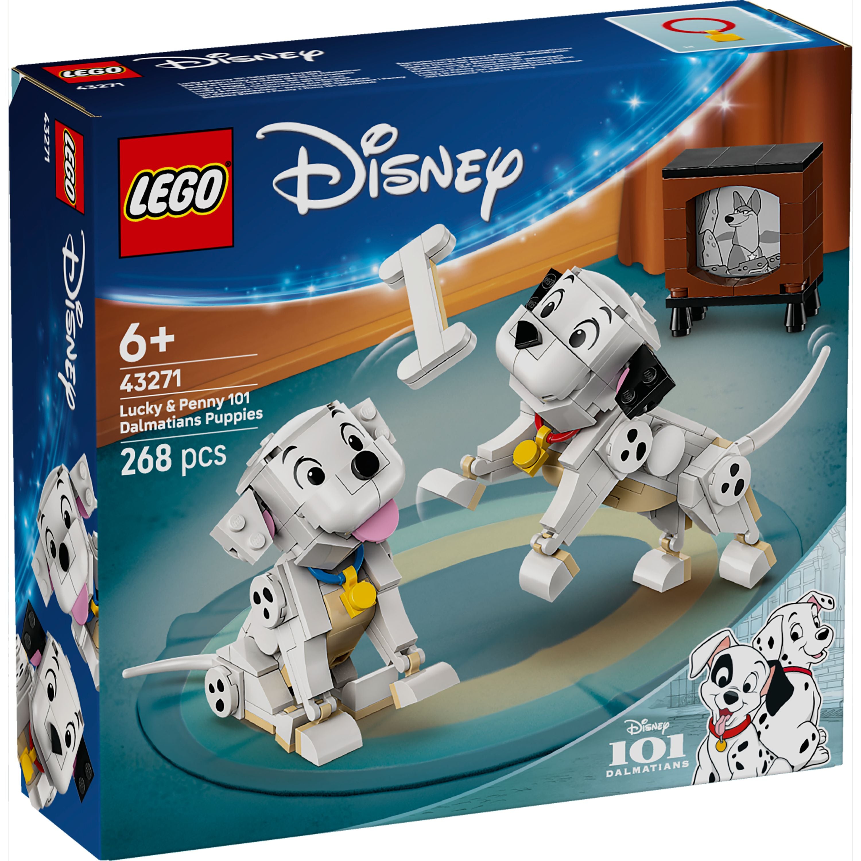 LEGO 43271 Disney Lucky & Penny 101 Dalmatians Puppies