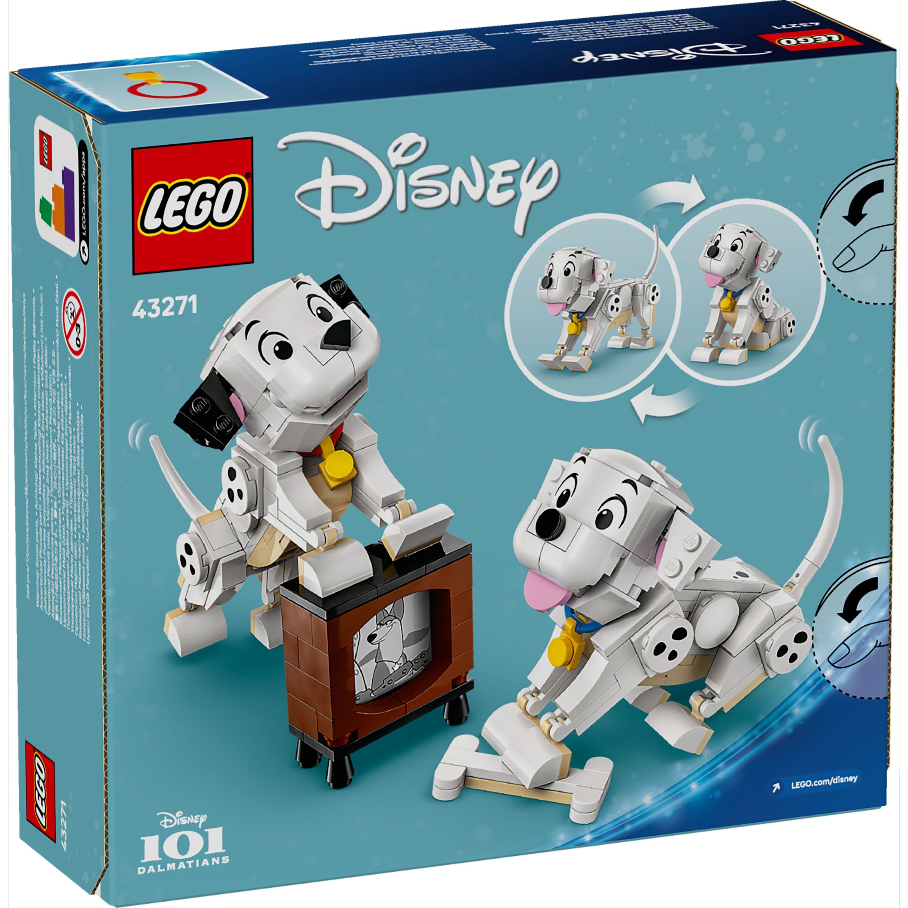 LEGO 43271 Disney Lucky & Penny 101 Dalmatians Puppies
