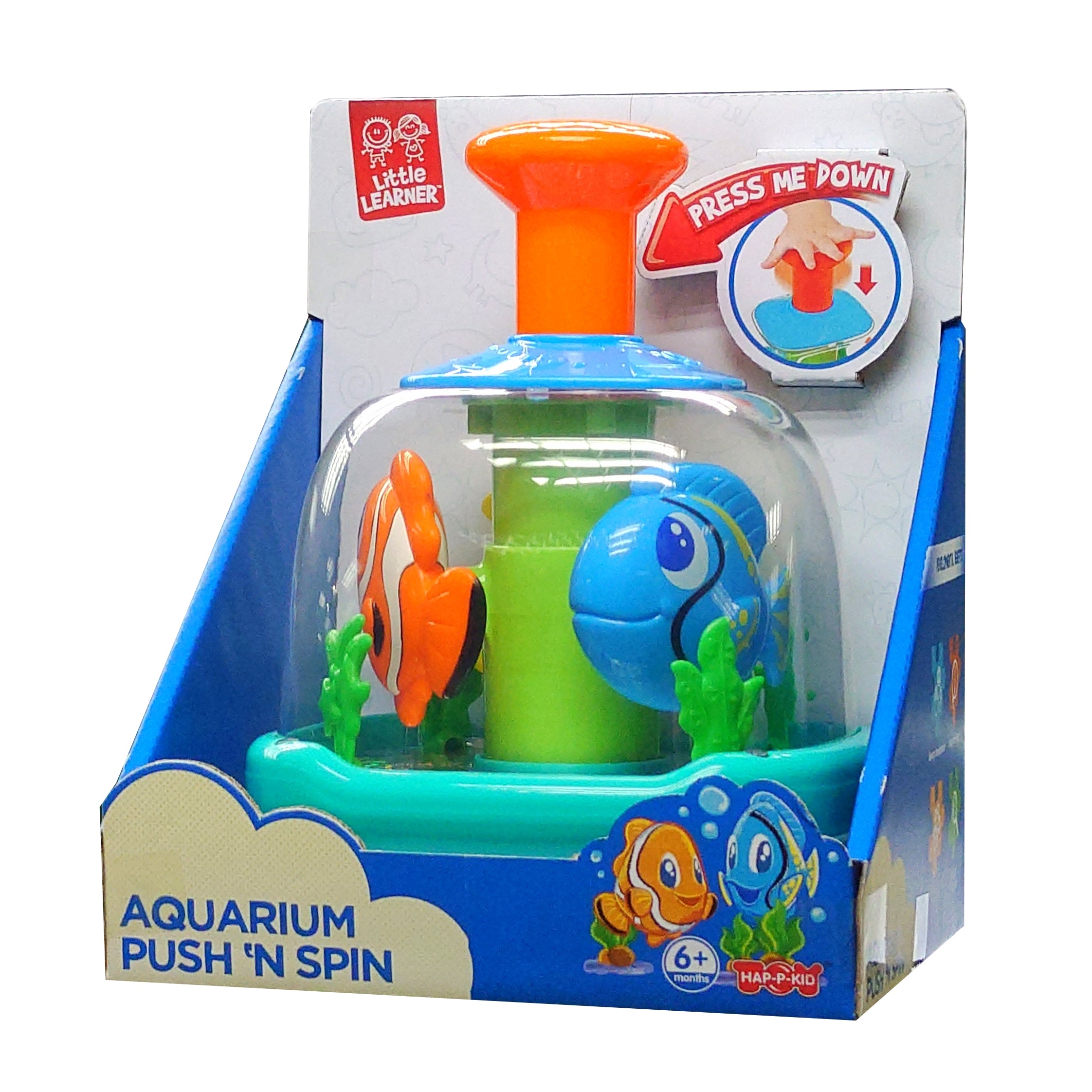 Little Learner Aquarium Push N Spin