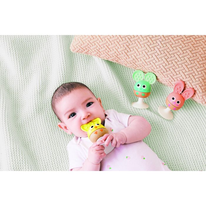 Hape Cheery Critter Rattle Trio