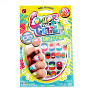 COLOR ME CUTIE WACKY PRINTZ NAILS TATTOOS