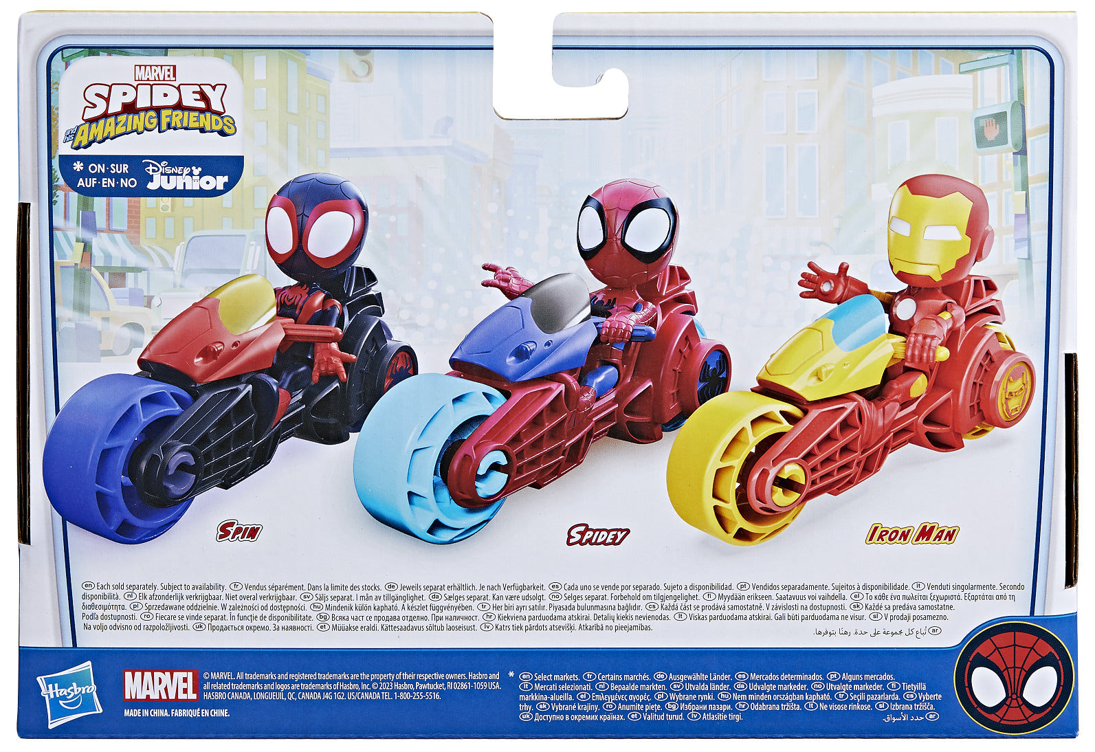 Marvel Spidey and His Amazing Friends Spidey Motorcycle and Figure