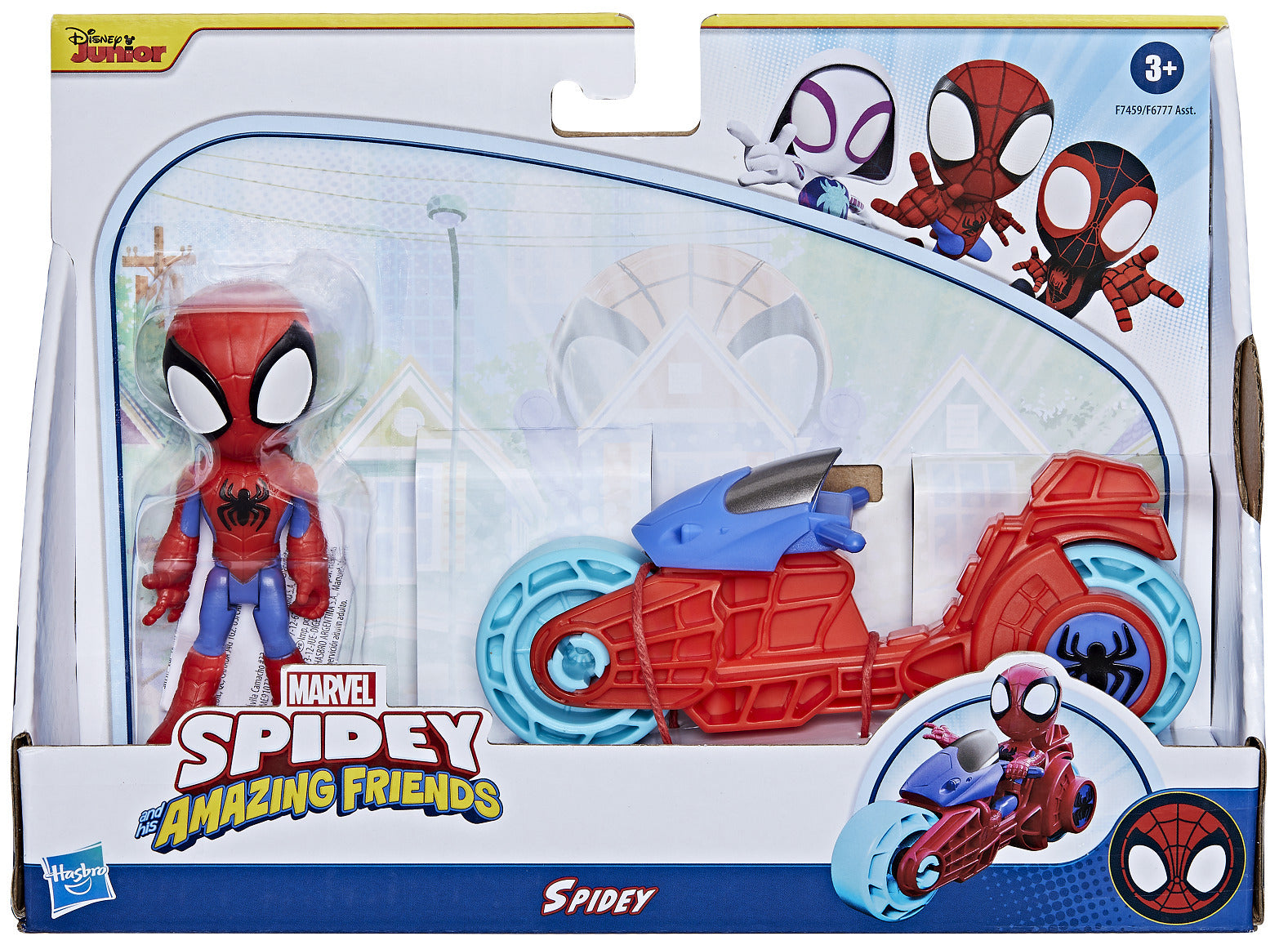 Marvel Spidey and His Amazing Friends Spidey Motorcycle and Figure