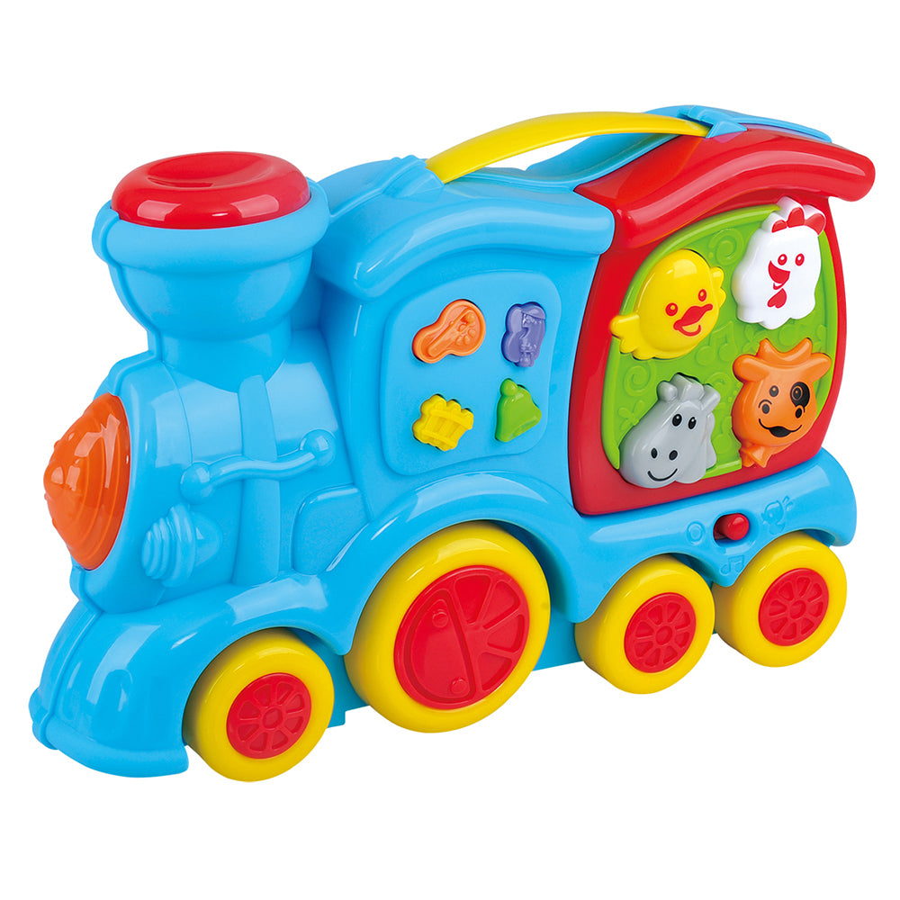 Playgo Toys Battery Operated Talking Animals Train
