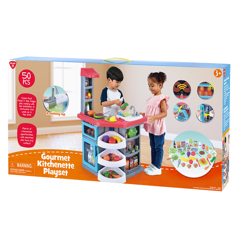 Playgo Toys Gourmet Kitchenette Set - Toyworld NZ