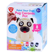 Playgo Toys Paint Your Own Pug Ceramic Pot