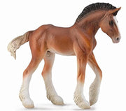 Collecta Clydesdale Foal Bay (Red)