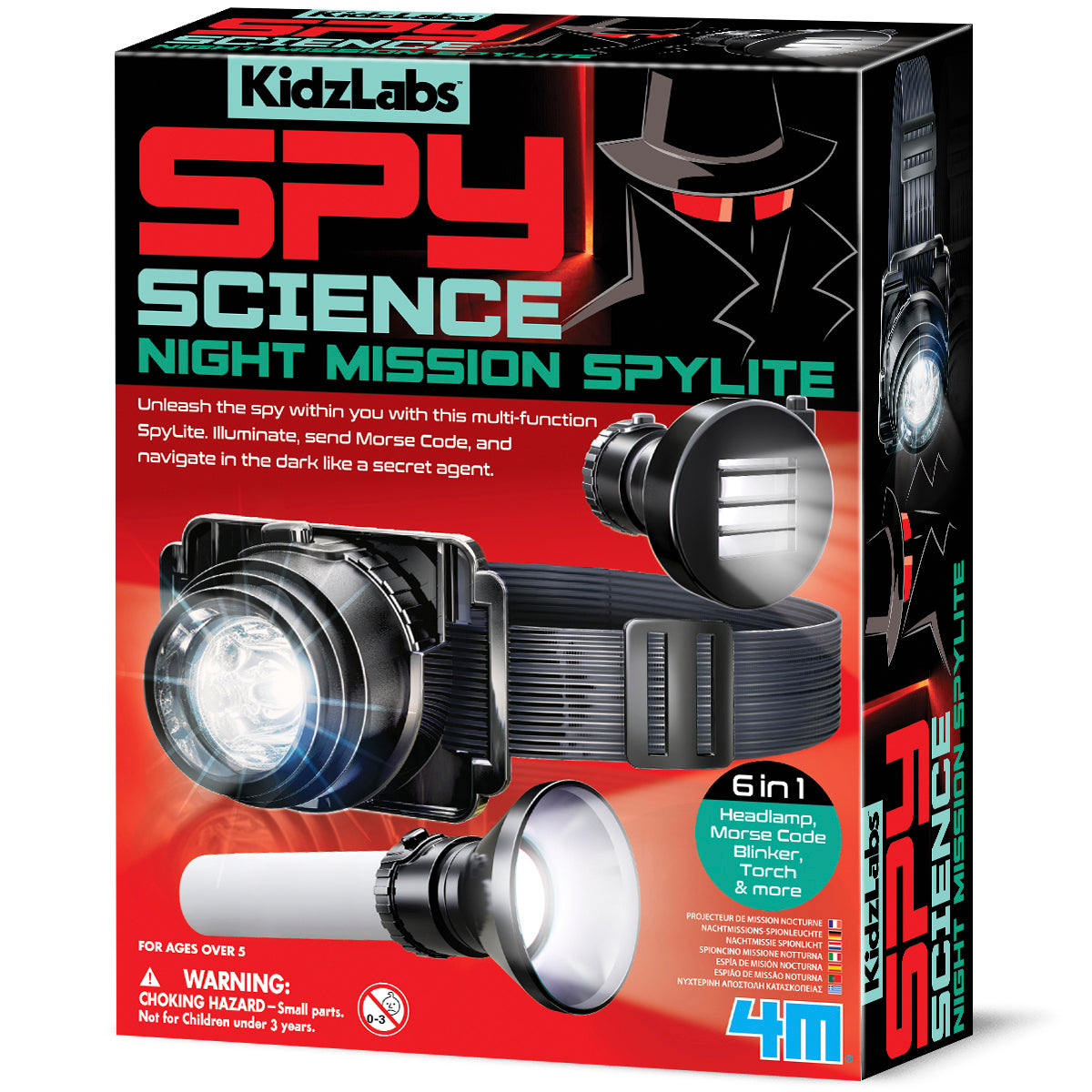 4M KidzLabs Spy Science Night Mission Spylite
