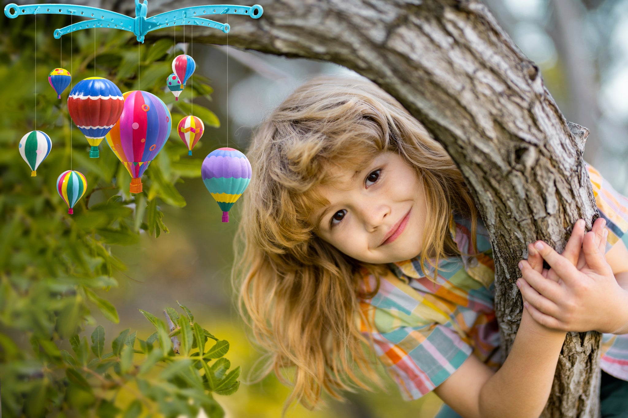 4M KidzMaker Hot Air Balloons Mobile