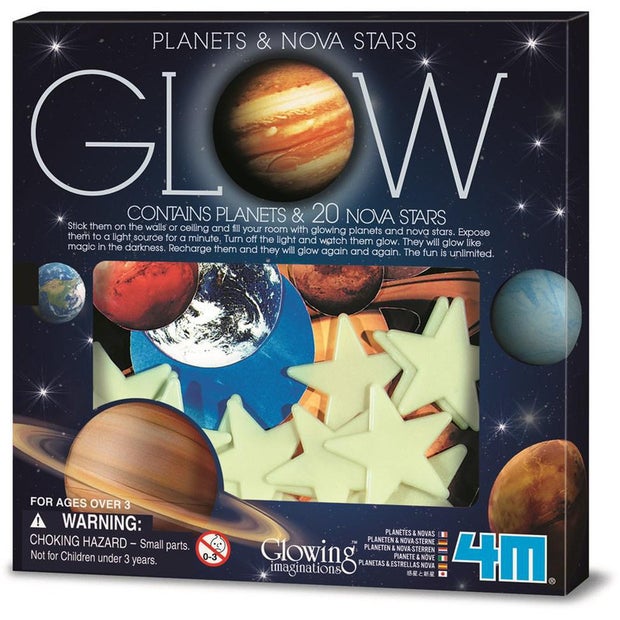4M Glow In The Dark Planets & 20 Nova Stars