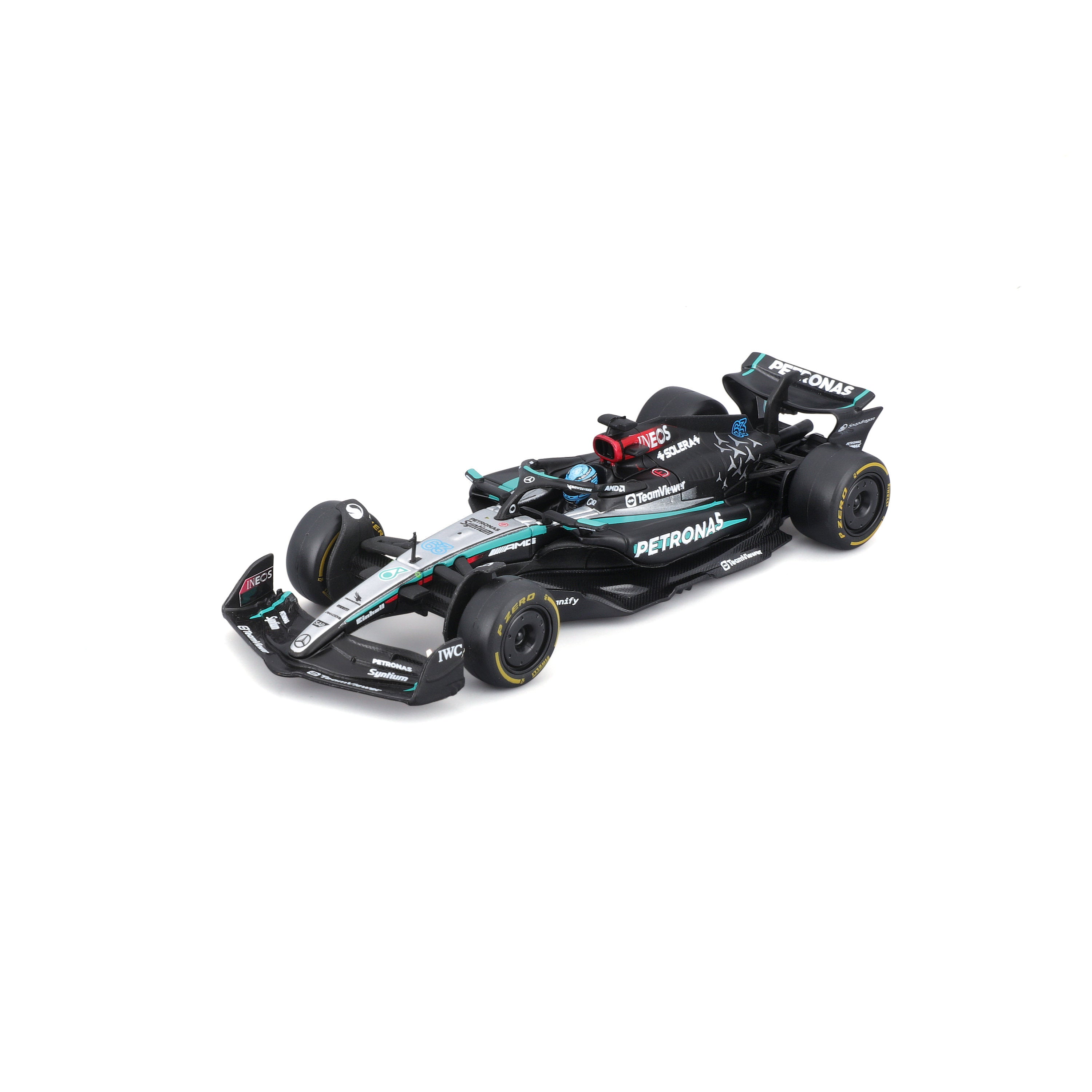 Bburago 1:43 2024 Mercedes AMG Petronas F1 W15 #63 Russell