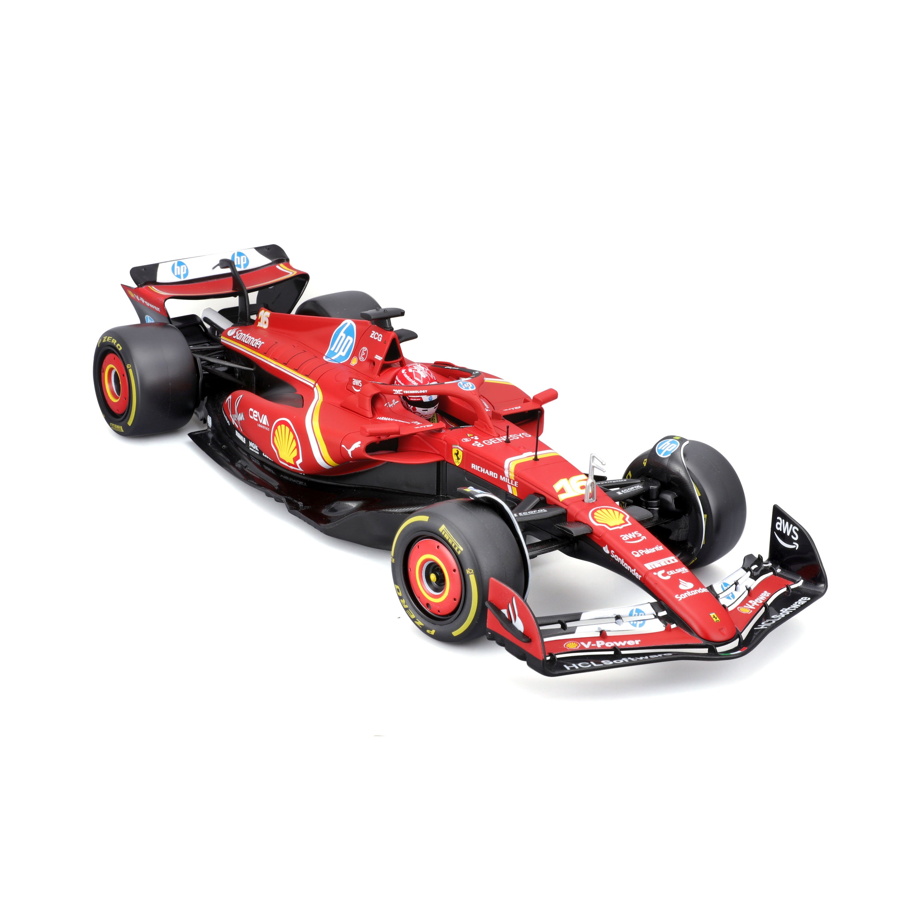 Bburago 1:18 2024 F1 Ferrari SF-24 #Leclerc