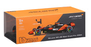 Bburago 1:24 2024 F1 Mclaren MCL38 #4 Norris