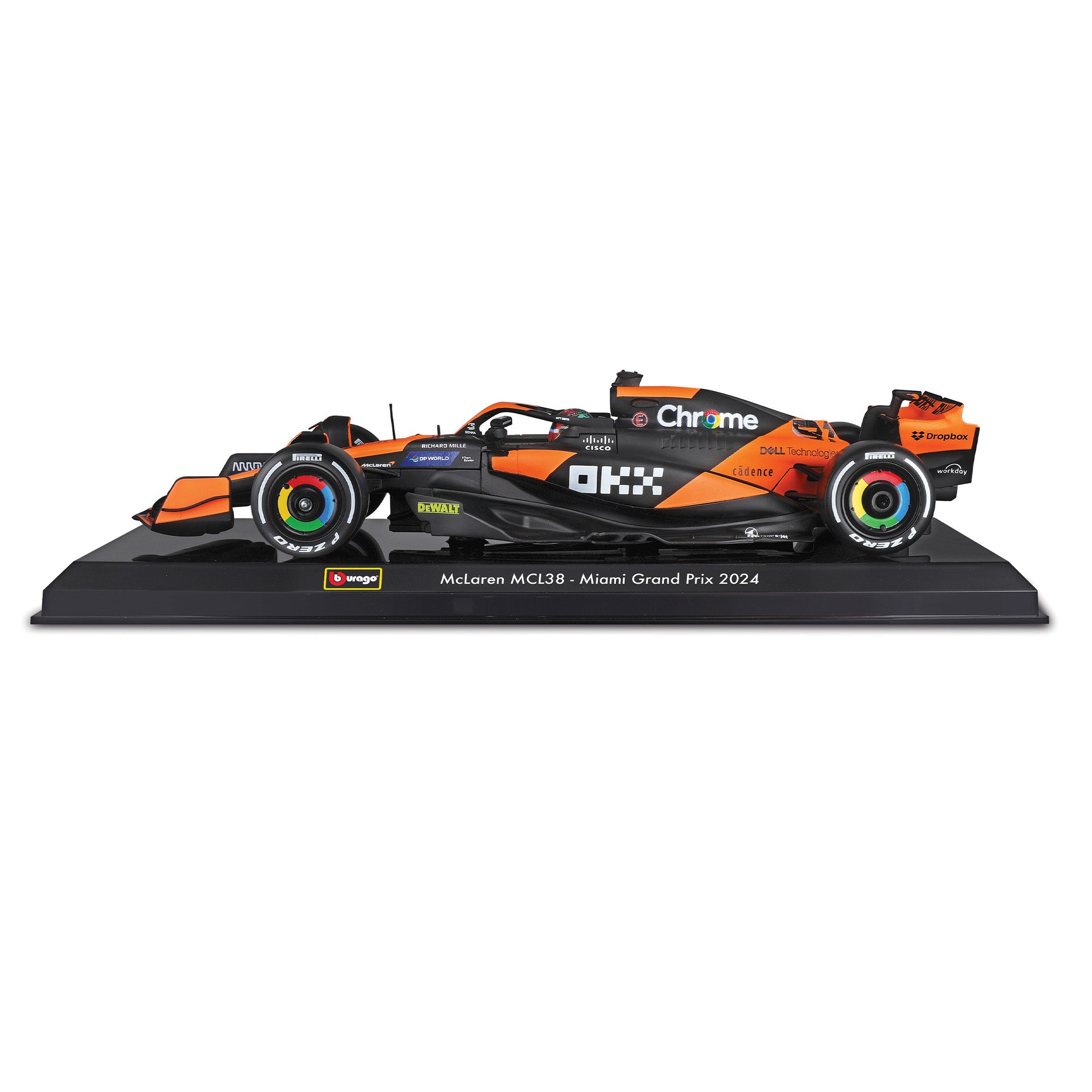 Bburago 1:24 2024 McLaren MCL38 #81 Piastri Model Kit
