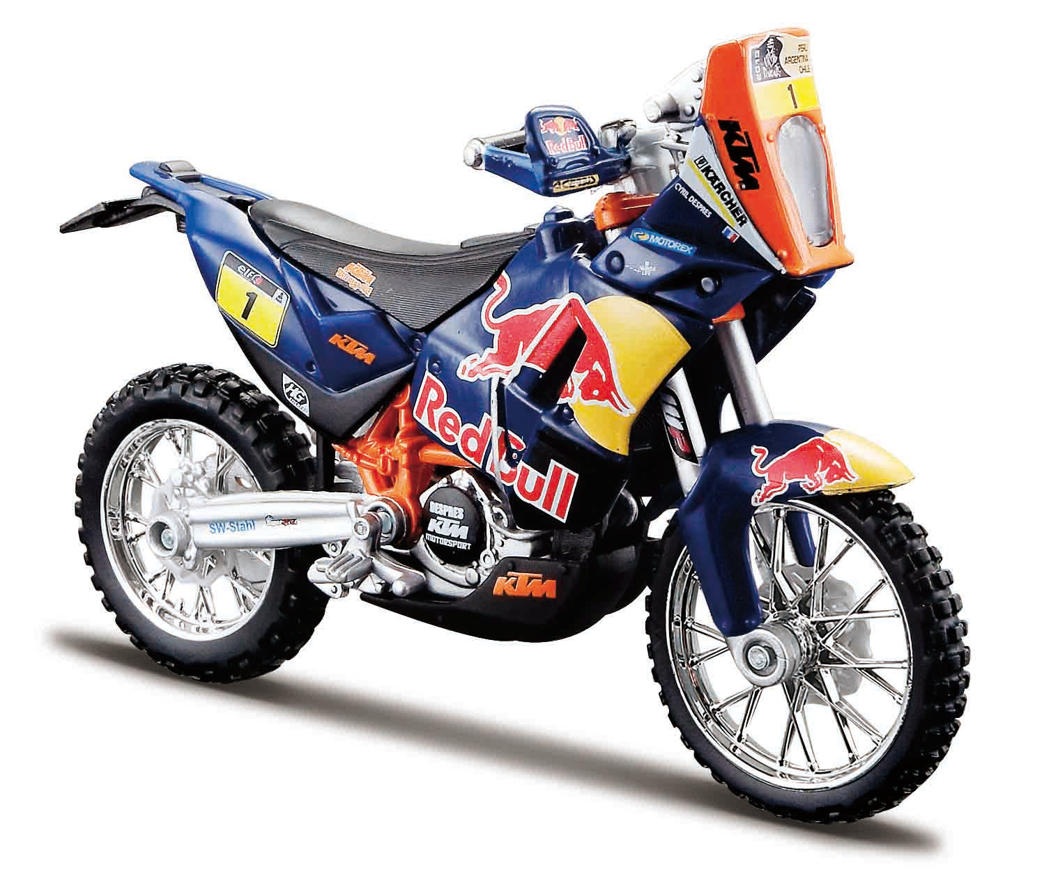 Bburago 1:18 Wrb Ktm Racing Motorcycle Assorted Styles