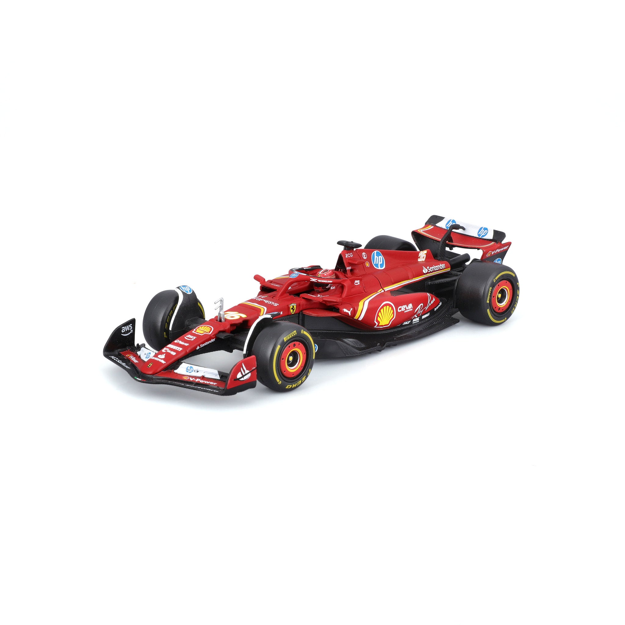 Bburago 1:43 2024 F1 Ferarri SF24 #16 Leclerc