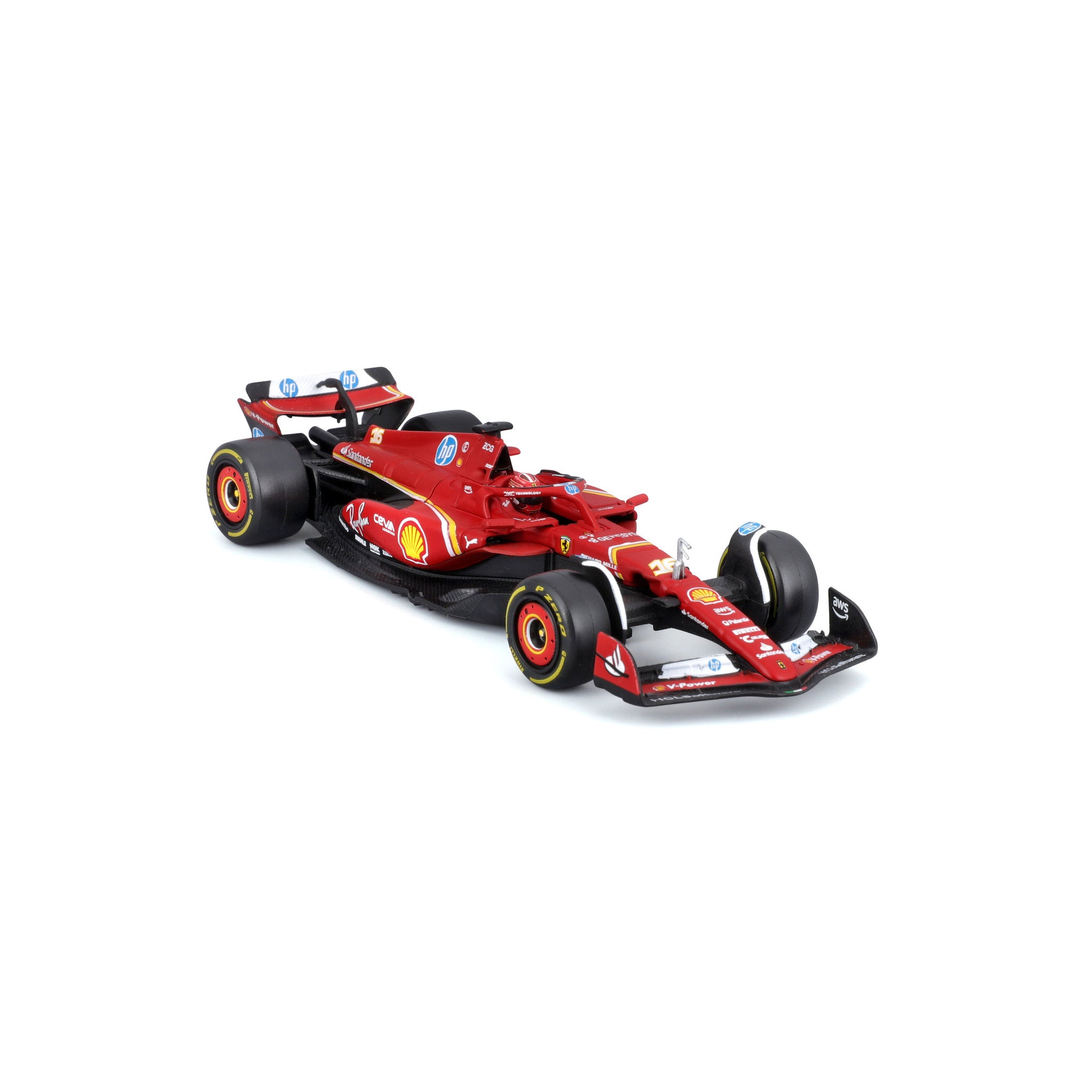 Bburago 1:43 2024 F1 Ferarri SF24 #16 Leclerc