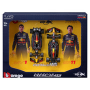 Bburago 1:43 2024 Oracle Red Bull Racing RB20 Set - #1 Verstappen & #11 Pérez