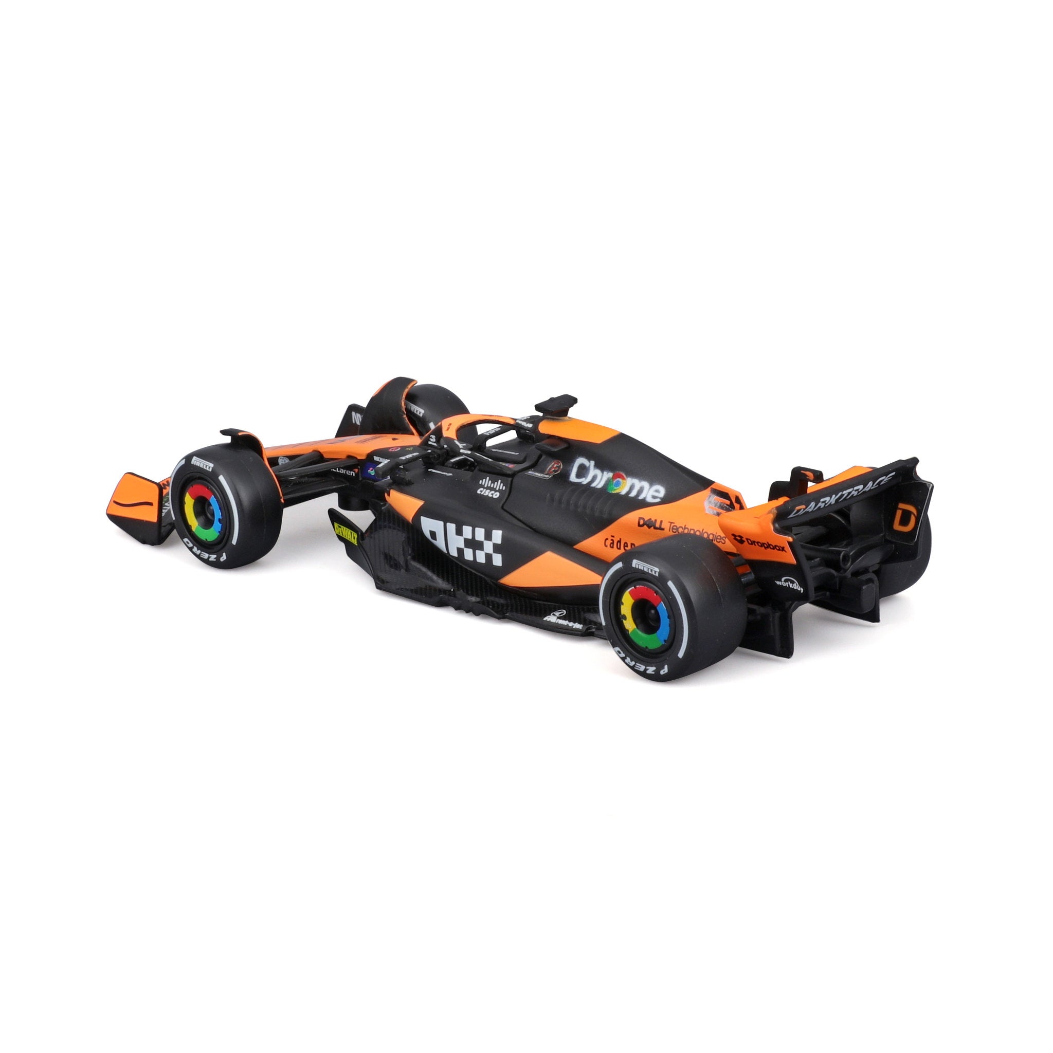 Bburago 1:43 2024 McLaren MCL38 Miami Grand Prix Set - #4 Norris & #81 Piastri