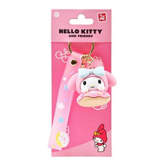 Keychain With Hand Strap Hello Kitty Donuts My Melody