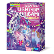 4M KidzMaker Holographic Light-Up Origami Unicorn