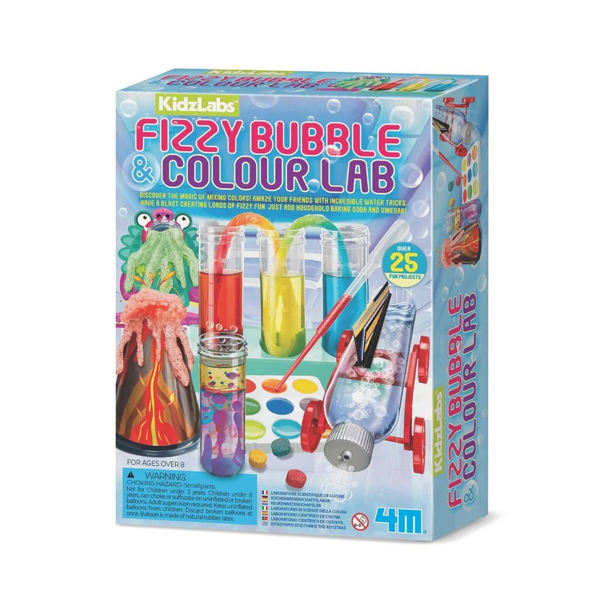 4M KidzLabs Fizzy Bubble & Colour Lab kit.