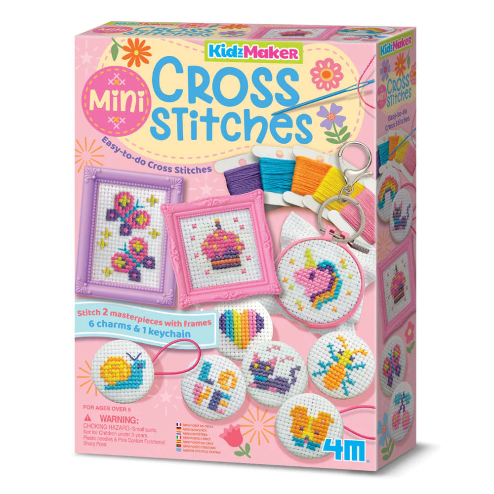 4M KidzMaker Mini Cross-Stitch Buttons