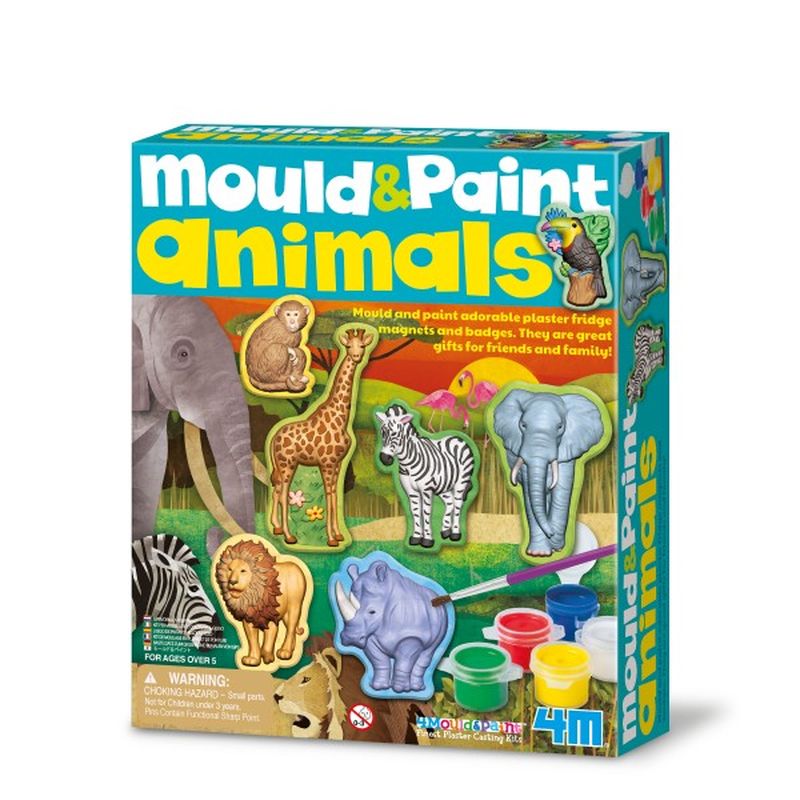 4M Mould & Paint Wildlife Animals