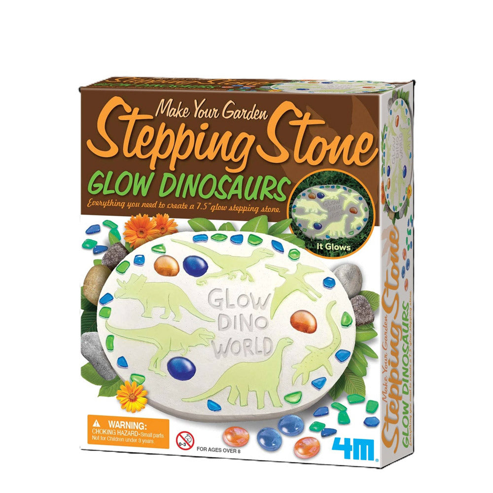4M Make Your Garden Stepping Stone Glow Dinosaurs kit.