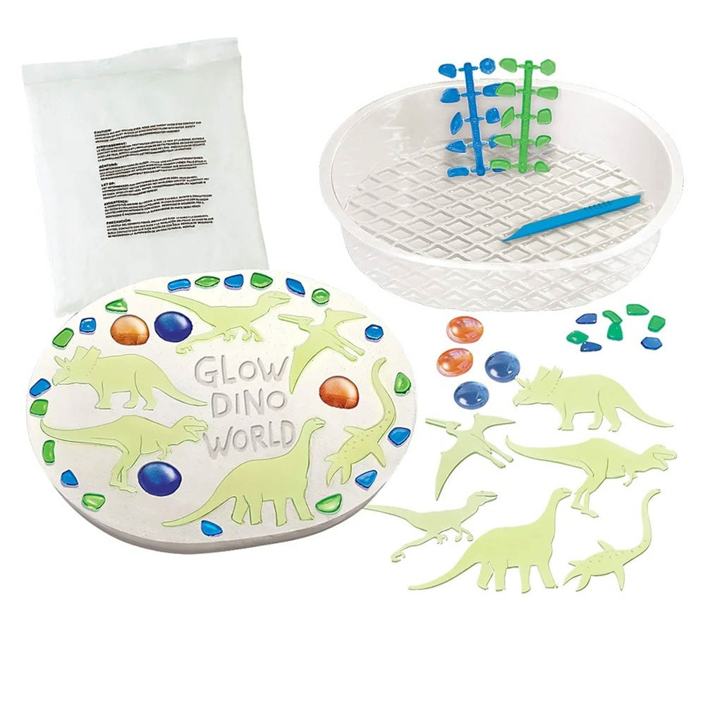 4M Make Your Garden Stepping Stone Glow Dinosaurs kit.