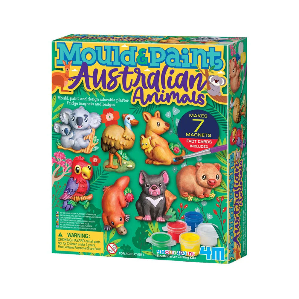 4M Mould & Paint Australian Animal Kits.