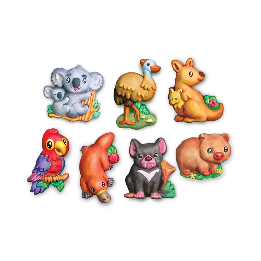 4M Mould & Paint Australian Animal Kits.
