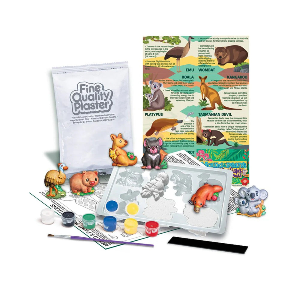 4M Mould & Paint Australian Animal Kits.