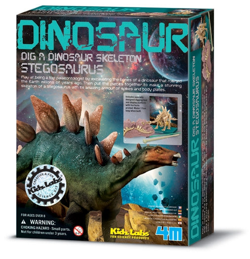 4M KidzLabs Dinosaur Excavation Kit Stegosaurus