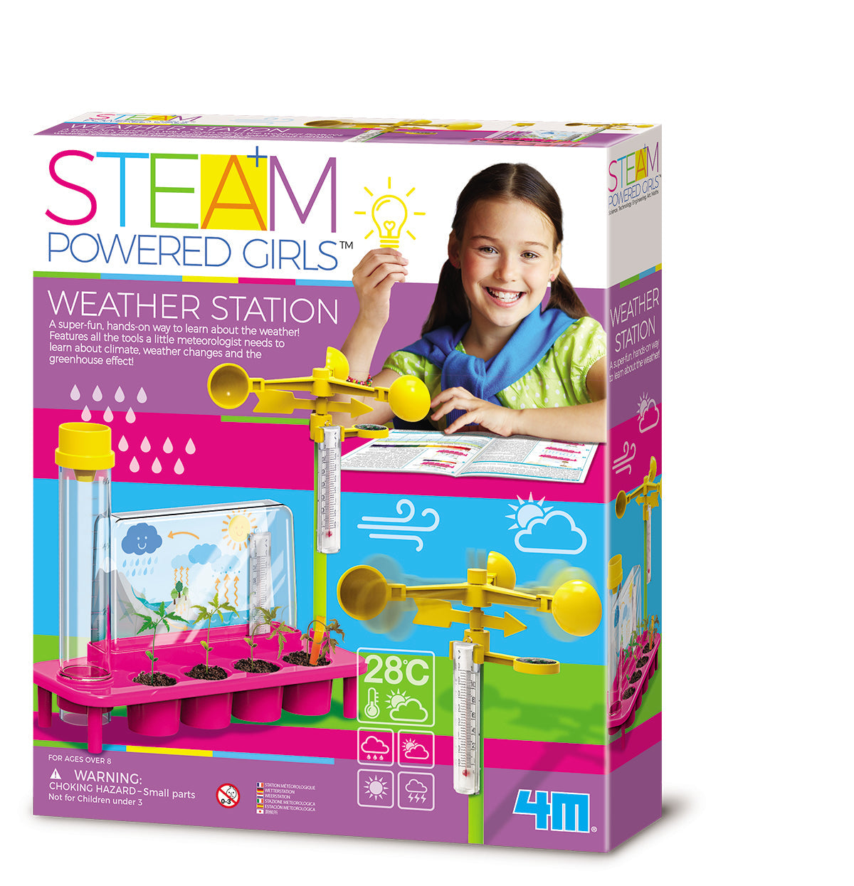 4M Steam Powered Girls Weather Station