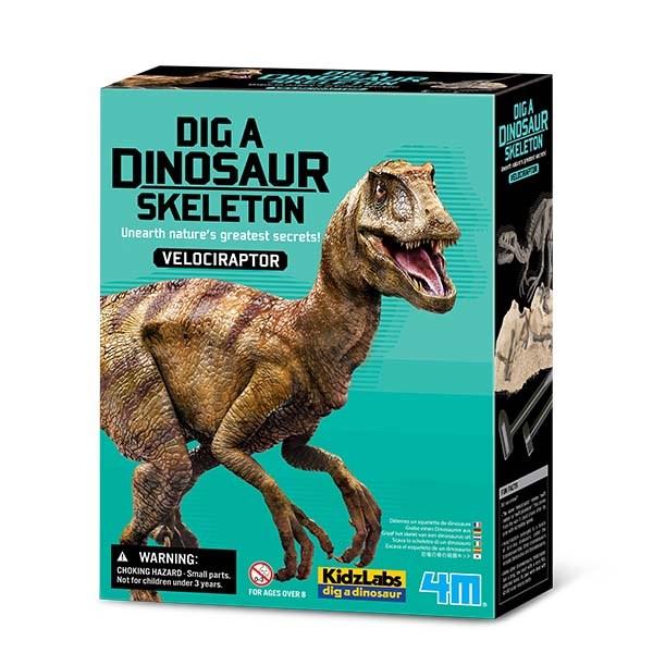 4M KidzLabs Dinosaur Excavation Kit Velociraptor