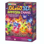 4M 3D Glow Butterfly Canvas - Toyworld NZ