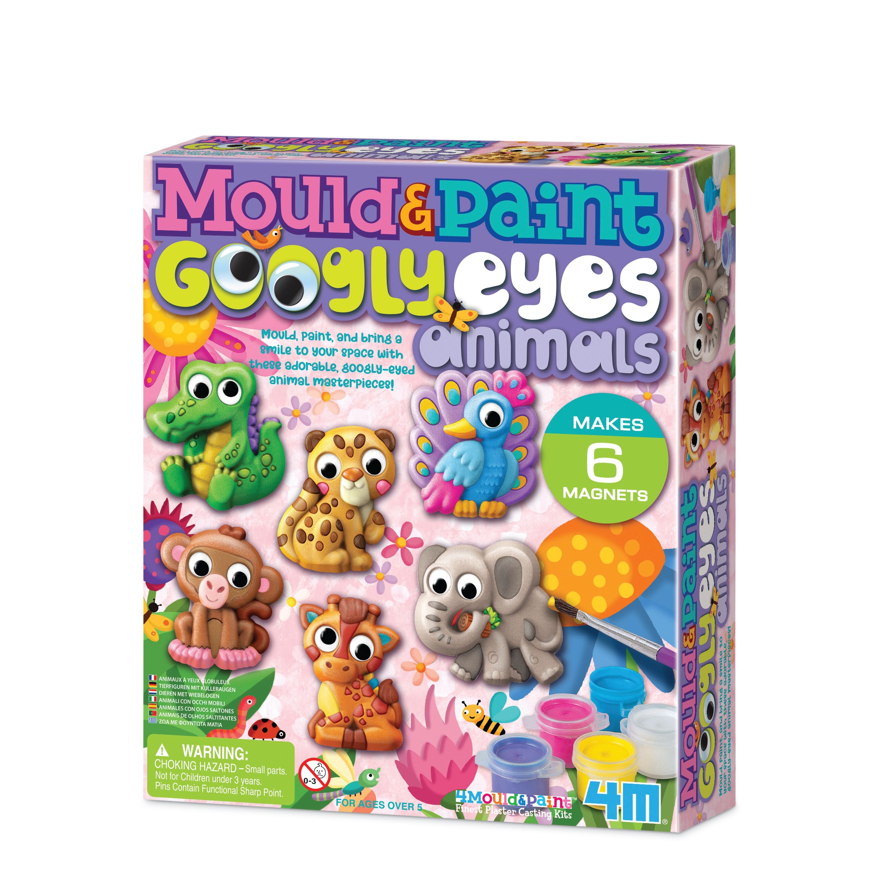 4M Mould & Paint - Googly Eyes Animals