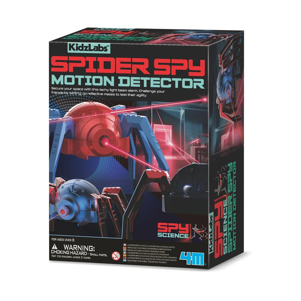4M KidzLabs Spider Spy Motion lazer laser Detector, in packaging