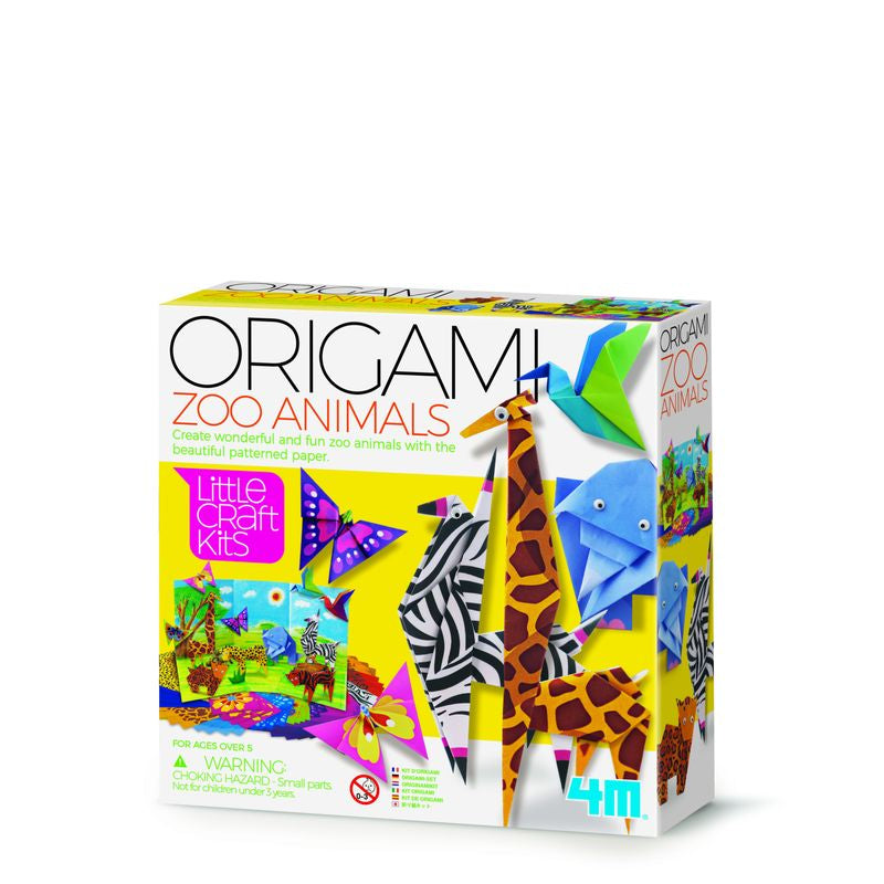 4M Little Craft Origami Zoo Animals - Toyworld NZ