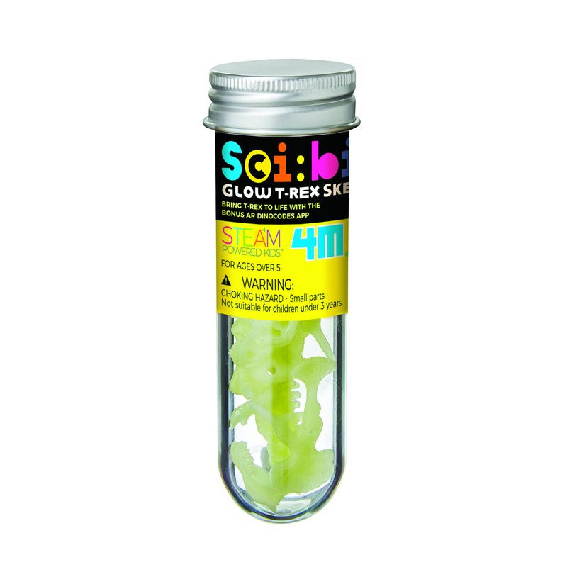 4M Sci:Bits Glow T-Rex Skeleton - Toyworld NZ