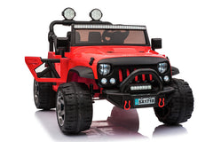 12V RAPID JEEP RIDE ON RED