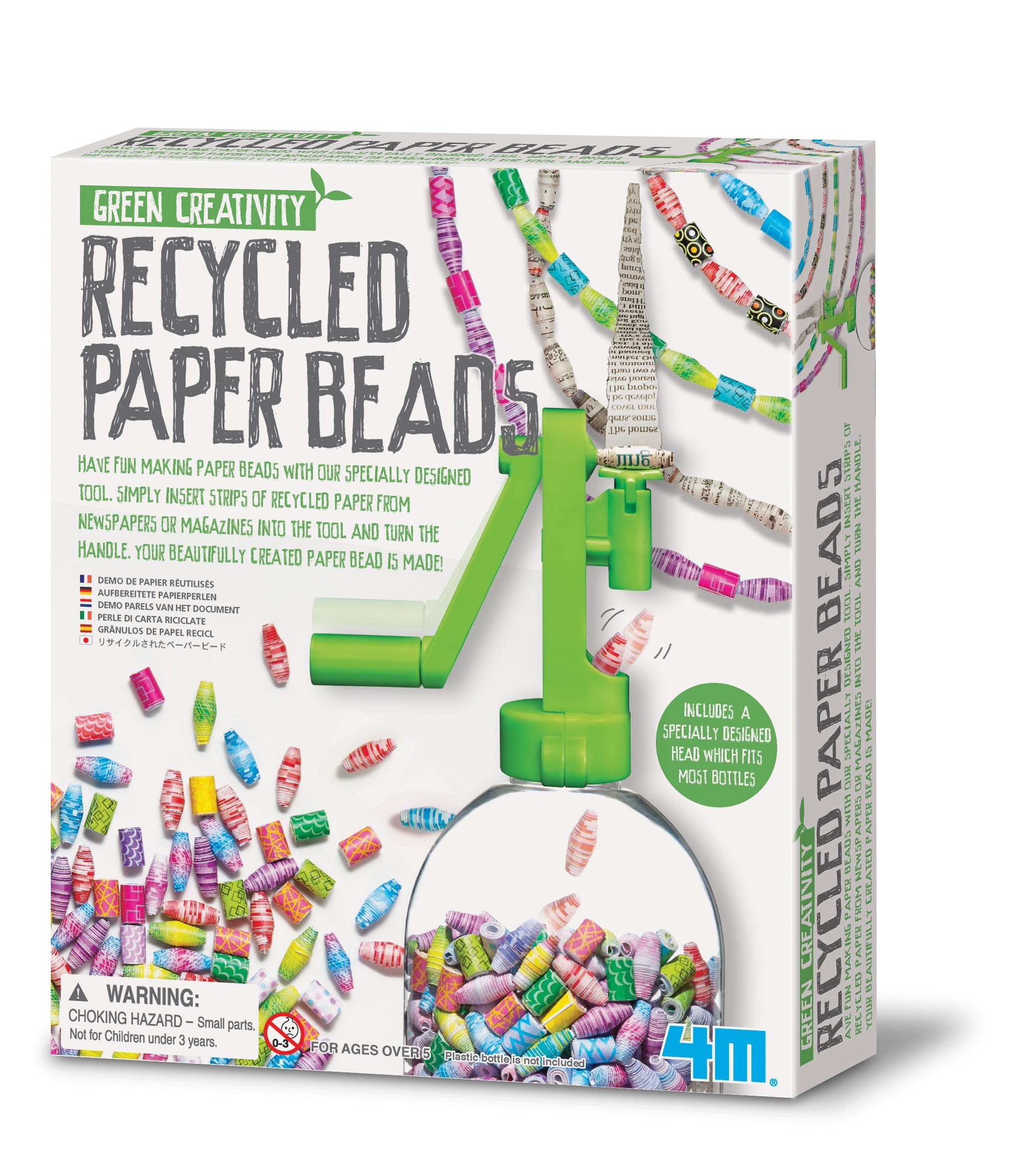 4M Green Creativity Recycled Paper Beads