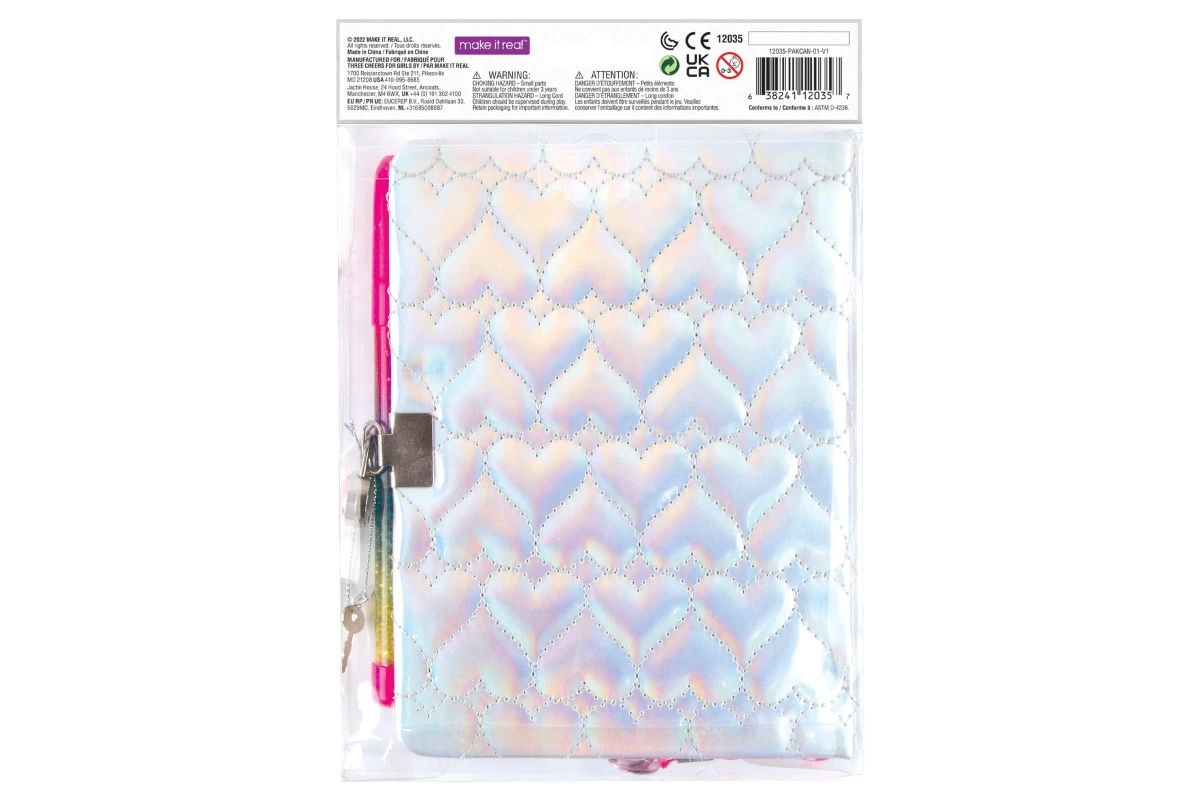 3C4G Quilted Locking Journal And Pen