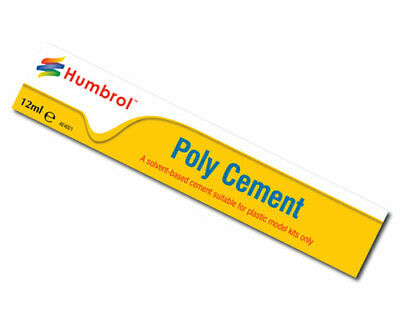 Humbrol Poly Cement Adhesive Tube 12ml